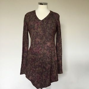 plume and thread Floral Asymmetrical Tunic